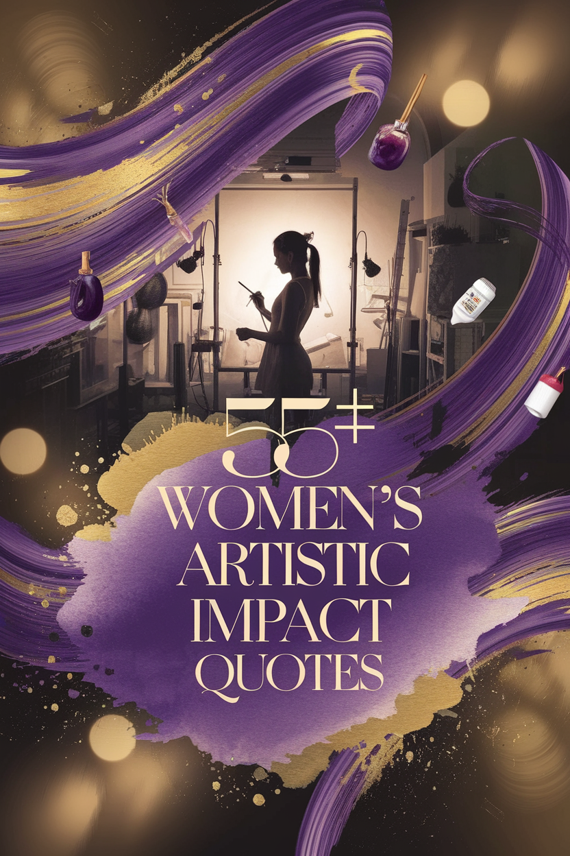 55+ Women’s Artistic Impact Quotes: Creativity Changing Culture