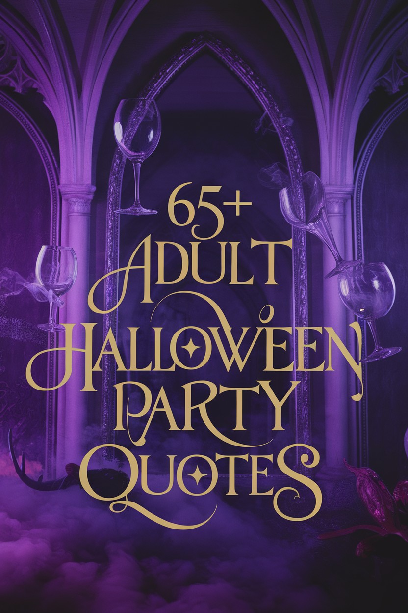 65+ Adult Halloween Party Quotes: Grown-Up Spooky Fun