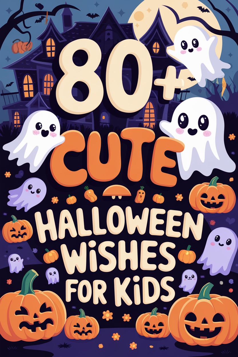 80+ Cute Halloween Wishes for Kids: Not-So-Scary Greetings