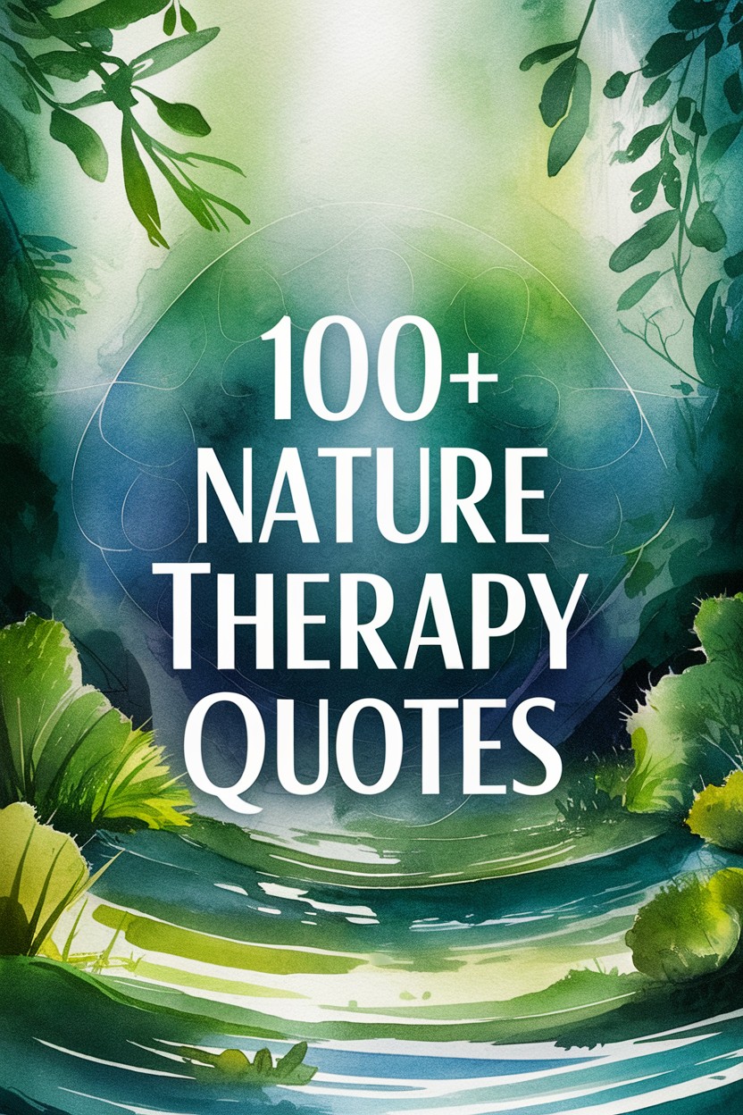 100+ Nature Therapy Quotes: Heal in the Great Outdoors