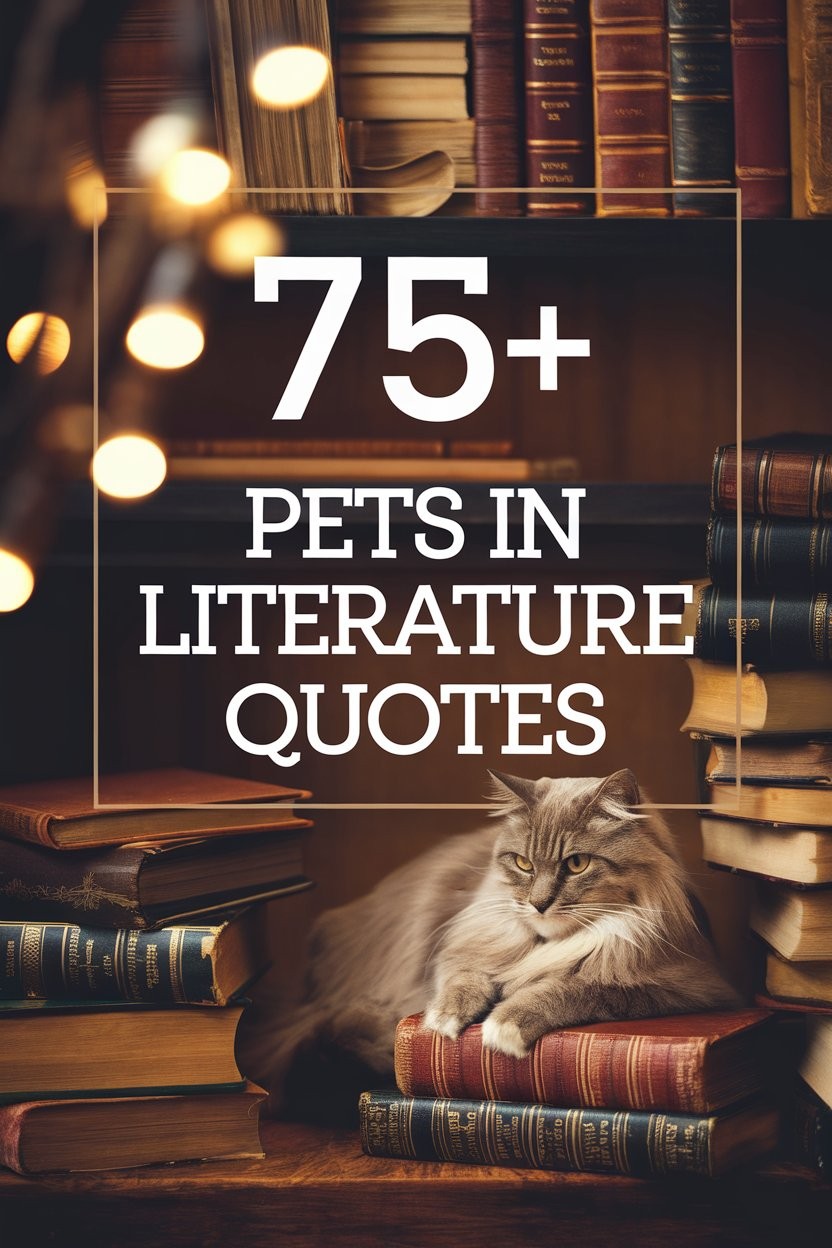 75+ Pets in Literature Quotes: Furry Friends in Famous Books