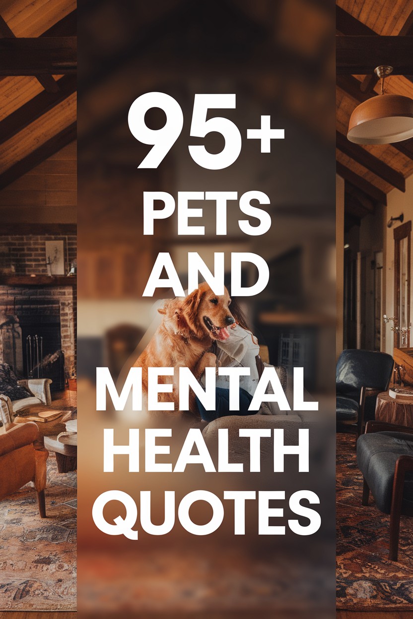 95+ Pets and Mental Health Quotes: Furry Friends as Natural Therapists