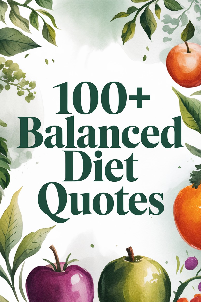 100+ Balanced Diet Quotes: Nourish Your Body, Fuel Your Life