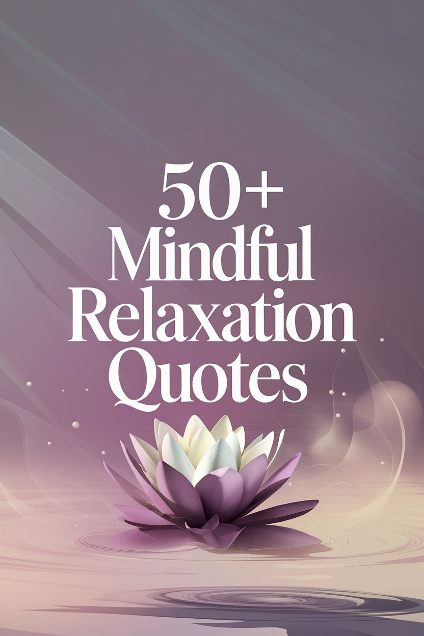 50+ Mindful Relaxation Quotes: Letting Go of Tension