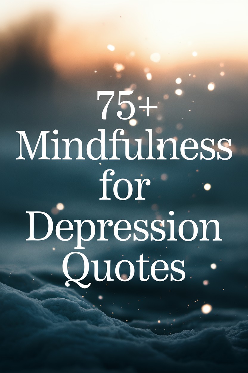 75+ Mindfulness in Depression Quotes: Finding Light in Darkness