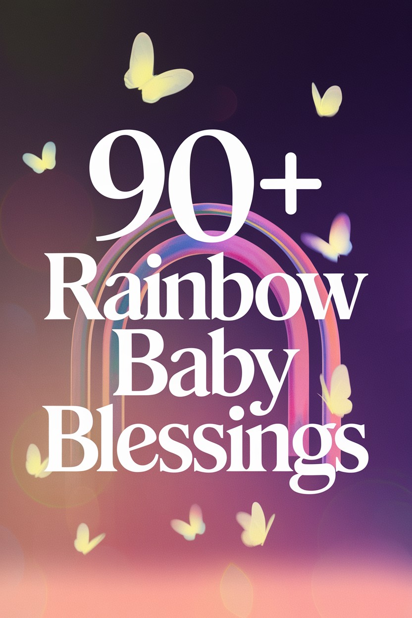 90+ Rainbow Baby Blessings: Hope After Loss