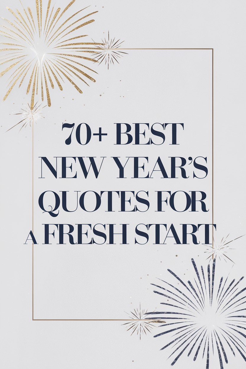 70+ Best New Year’s Quotes for a Fresh Start