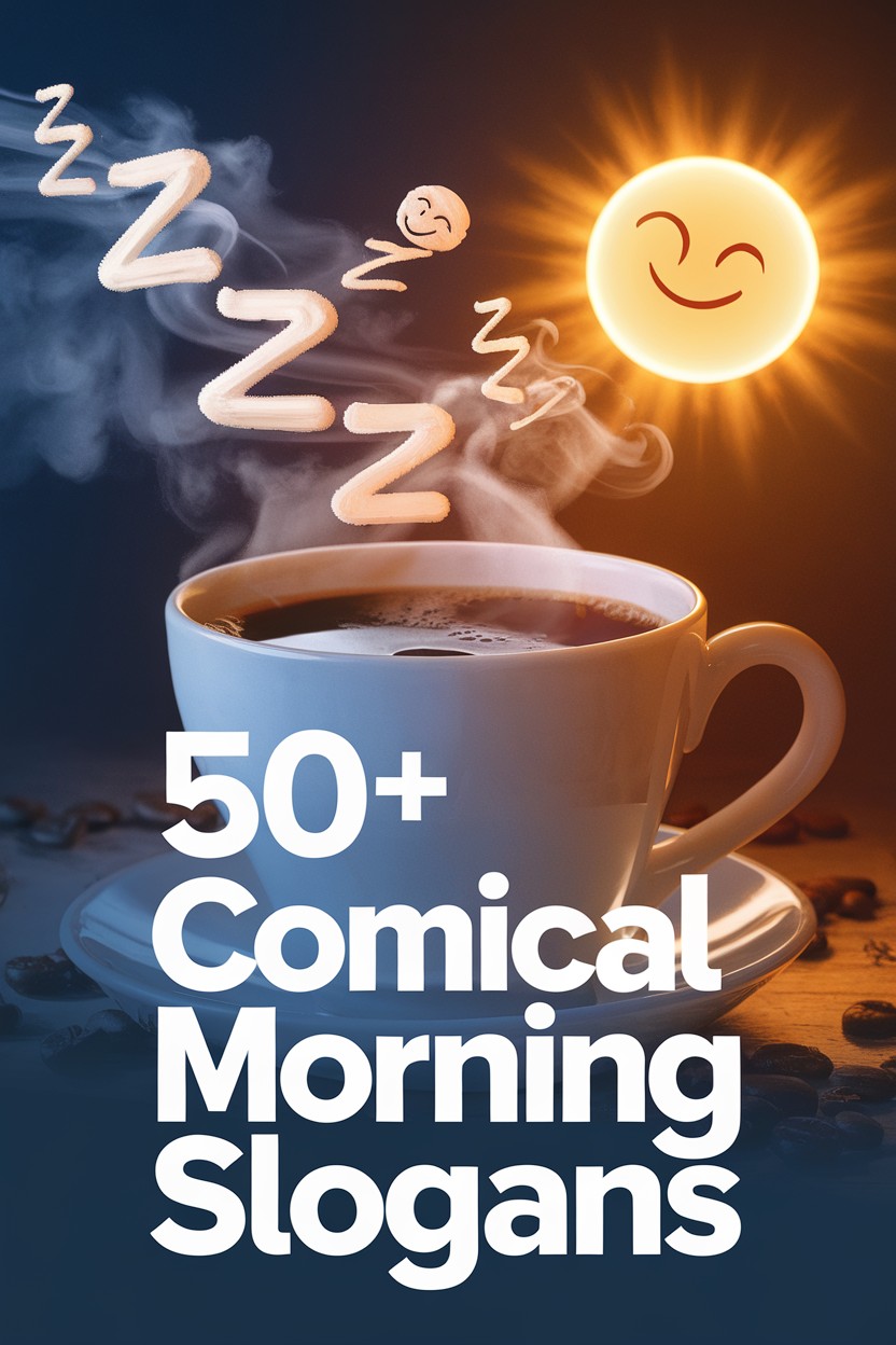 50+ Comical Morning Slogans | A Cheerful Start